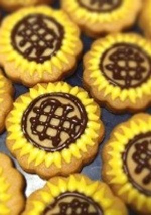 夏のひまわりクッキー-レシピのメイン写真
