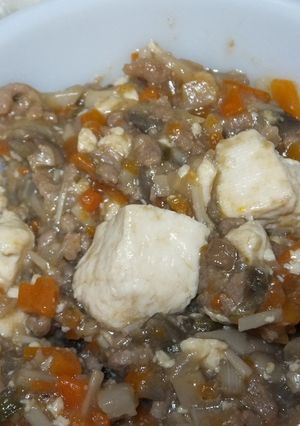 野菜キノコたっぷりの麻婆豆腐-レシピのメイン写真