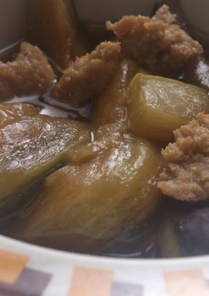 大量☆なすのきじ焼き煮-レシピのメイン写真