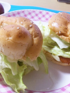 雛子の魚肉ハンバーガー♪(照り焼き風)-レシピのメイン写真