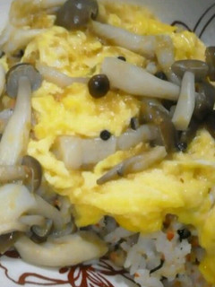 簡単混ぜご飯→+αで和風オムライス★-レシピのメイン写真