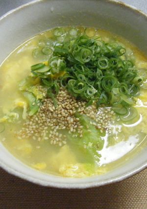 ほっこり♡キャベツと卵の中華スープ-レシピのメイン写真