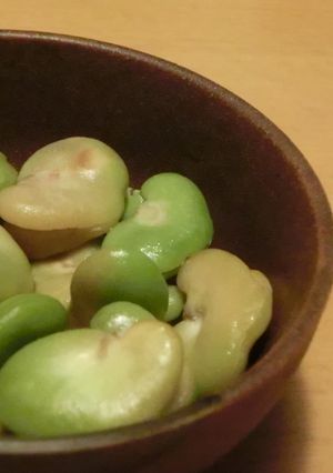 そらまめの梅酢ごま油和え-レシピのメイン写真