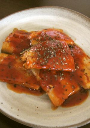 洋風？さんまのケチャップ焼き-レシピのメイン写真