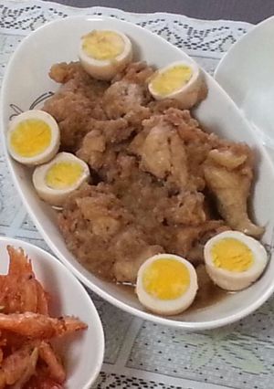 ズボラさーん!!手羽元のりんご煮-レシピのメイン写真