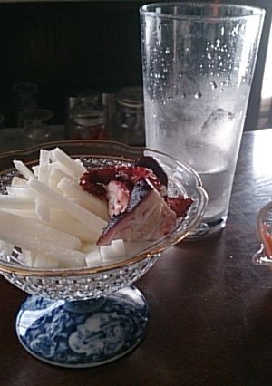 長芋たんざくとタコの梅風味-レシピのメイン写真