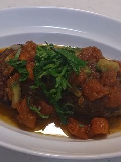 トマトとアボカドの和風ハンバーグ-レシピのメイン写真