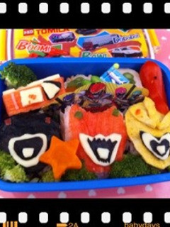 キョウリュウジャー弁当♡-レシピのメイン写真