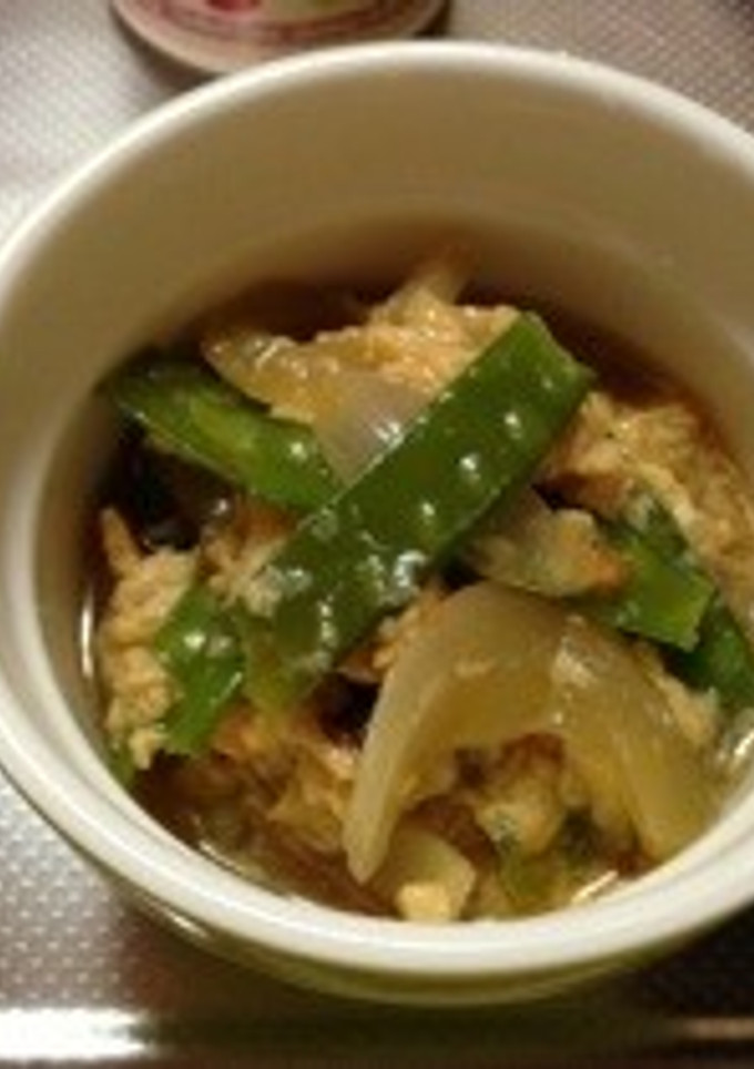 絹さやの卵とじ-レシピのメイン写真