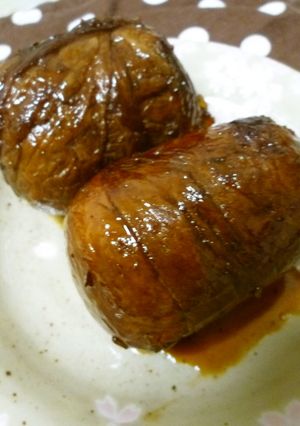 ガッツリ！まるでお店の肉巻きおにぎり★-レシピのメイン写真