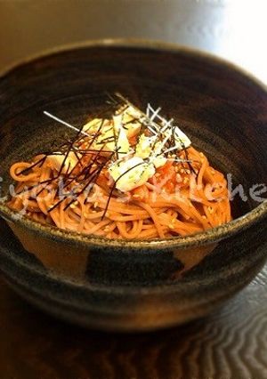 さっぱり梅クリチのそば-レシピのメイン写真