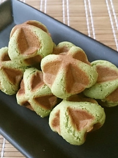 さくさく★(ゝω・)抹茶ワッフルクッキー-レシピのメイン写真