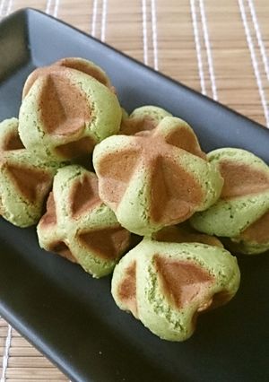 さくさく★(ゝω・)抹茶ワッフルクッキー-レシピのメイン写真