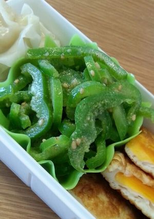 お弁当に！ピーマンのナムル-レシピのメイン写真