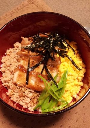鶏そぼろ丼 ♪玉子そぼろ編♪-レシピのメイン写真