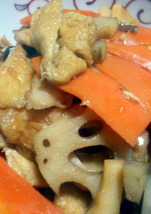 ちくわと油揚げと野菜のうま煮-レシピのメイン写真