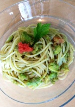 簡単絶品！アボカドとタラコの冷製パスタ-レシピのメイン写真