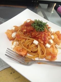 海老と大葉のトマトソース-レシピのメイン写真