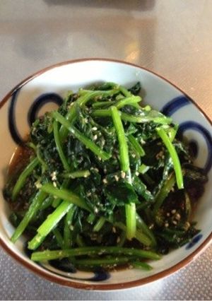ほうれん草のお浸し-レシピのメイン写真