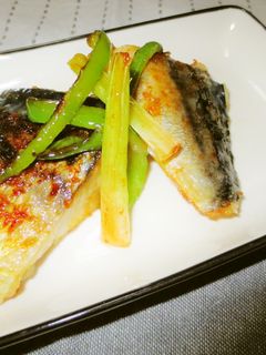 塩さばのしょうが焼き☆野菜添え-レシピのメイン写真
