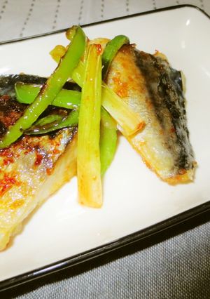 塩さばのしょうが焼き☆野菜添え-レシピのメイン写真