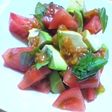 アボカドとトマトの醤油麹和え