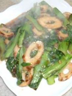 青菜とちくわのオイスター炒め-レシピのメイン写真