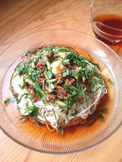 いわし缶ときゅうりで☆簡単ぶっかけ素麺-レシピのメイン写真