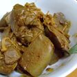 鶏レバーのごま味噌炒め