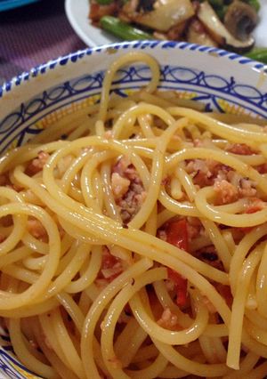 タコの白いラグーパスタ-レシピのメイン写真