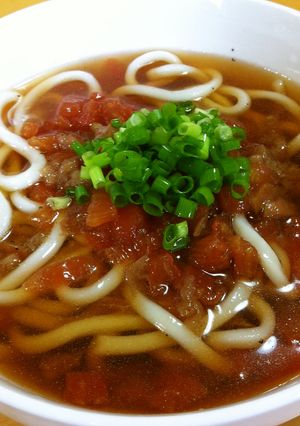 梅トマトのさっぱりひやしうどん-レシピのメイン写真