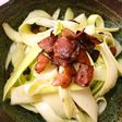 ズッキーニとカリカリベーコンのサラダ