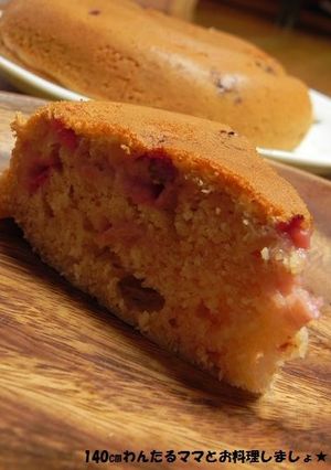 炊飯器で出来る★簡単イチゴケーキ-レシピのメイン写真