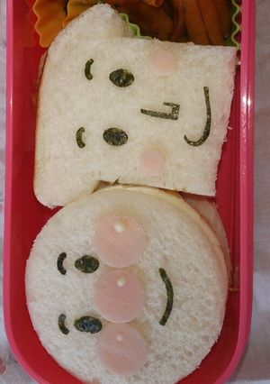 ☆アンパンマン&しょくぱんまん☆キャラ弁-レシピのメイン写真