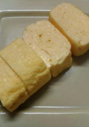 ﾁｰｽﾞｹｰｷ風味の卵焼き-レシピのメイン写真