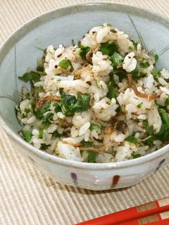 三つ葉とちりめん山椒の混ぜご飯✿-レシピのメイン写真