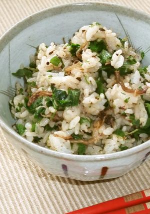 三つ葉とちりめん山椒の混ぜご飯✿-レシピのメイン写真