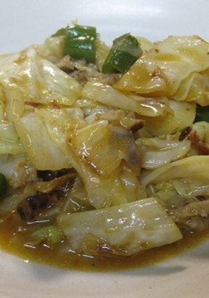 キャベツと豚肉のピリ辛味噌炒め-レシピのメイン写真