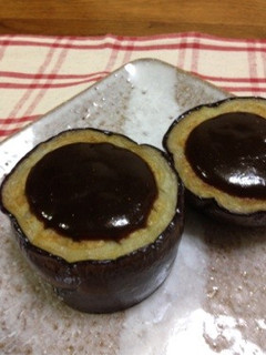 簡単☆蒸し焼きで☆米なすの田楽-レシピのメイン写真