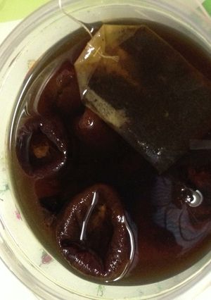 ドライプルーンの焙じ茶漬け-レシピのメイン写真