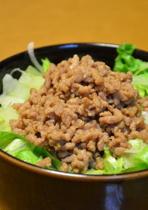 即席おかず＊ニンニク生姜のそぼろ-レシピのメイン写真