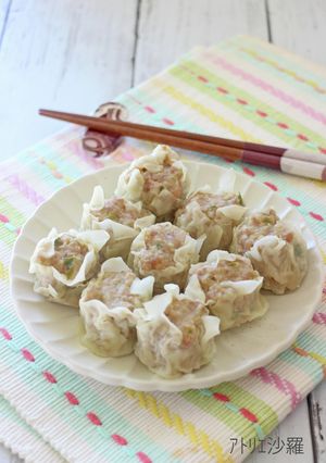 目指せ中華街の味！ジューシー豚肉焼売-レシピのメイン写真