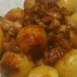 新じゃがと鶏肉をからめてみました!