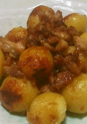 新じゃがと鶏肉をからめてみました！-レシピのメイン写真
