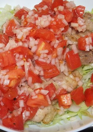 鶏肉×トマト玉ねぎ大根のさっぱりソース-レシピのメイン写真