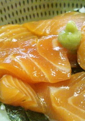簡単!!　サーモンの漬け丼-レシピのメイン写真