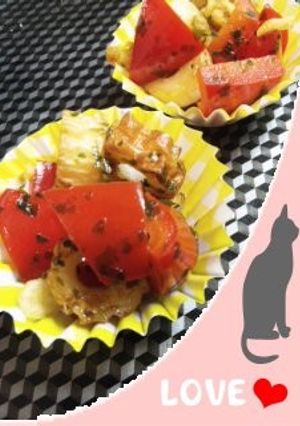 パプリカ竹輪:お弁当野菜おかず-レシピのメイン写真