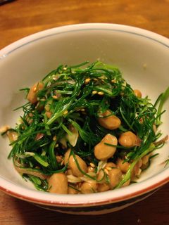 おかひじき納豆和え-レシピのメイン写真