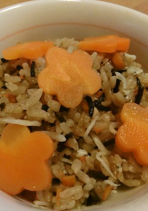 しらすひじきカルシウムごはん(幼児食)-レシピのメイン写真
