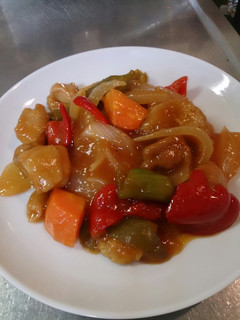 野菜たっぷり酢鶏(^ω^)-レシピのメイン写真